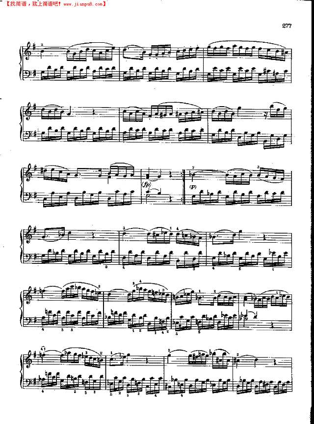 简易奏鸣曲Nr.545钢琴谱