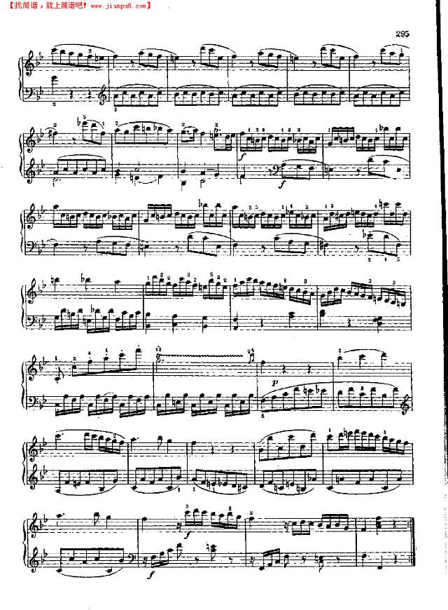 奏鸣曲Nr.570钢琴谱