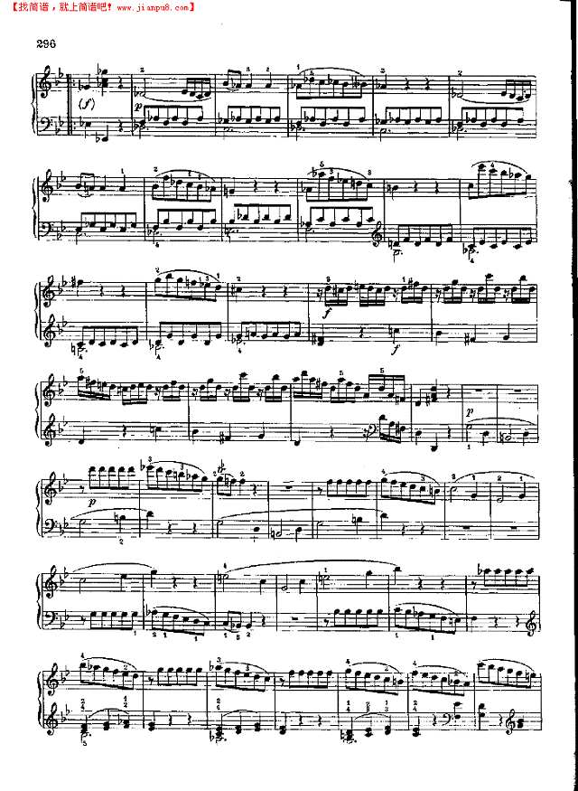 奏鸣曲Nr.570钢琴谱