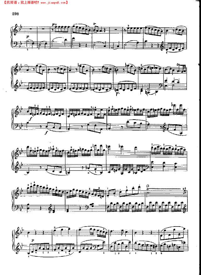 奏鸣曲Nr.570钢琴谱