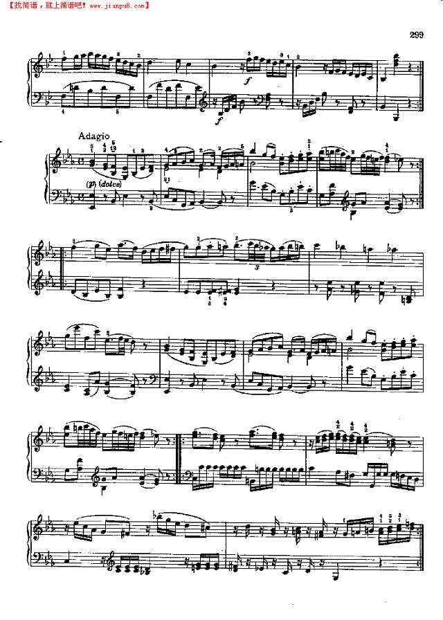 奏鸣曲Nr.570钢琴谱