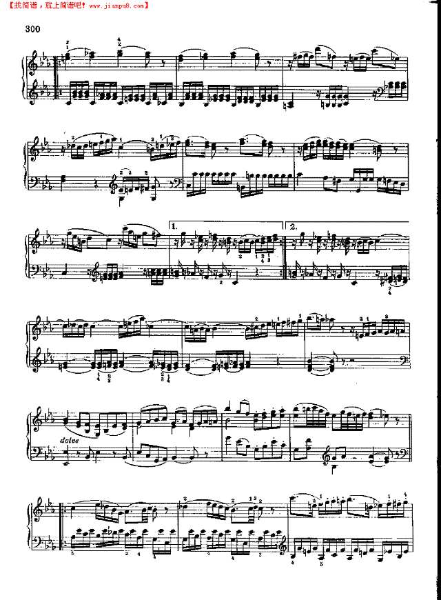 奏鸣曲Nr.570钢琴谱