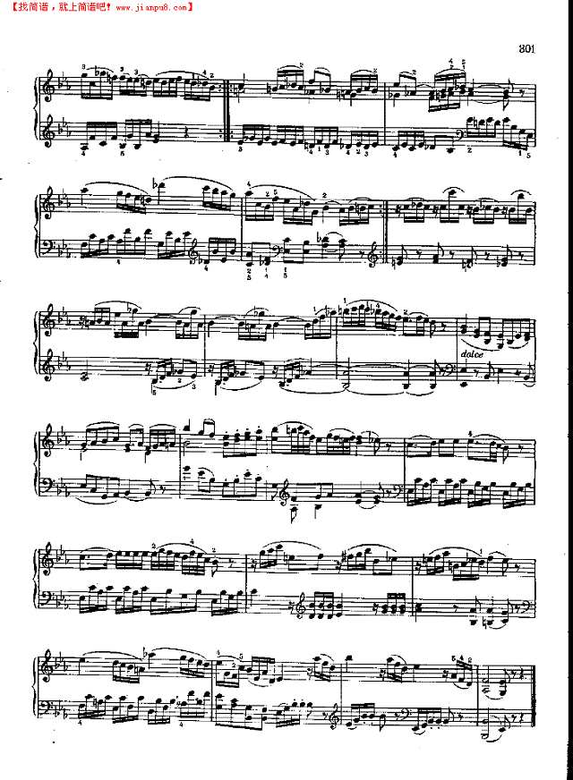 奏鸣曲Nr.570钢琴谱