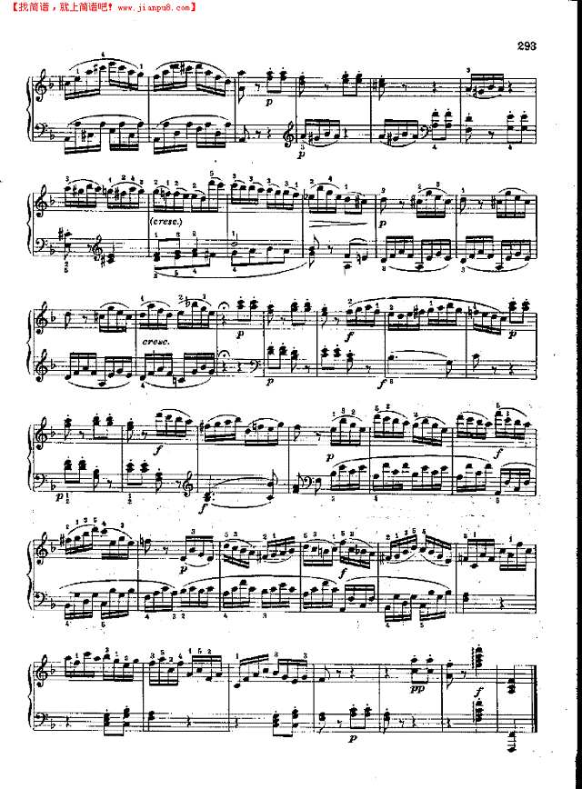 奏鸣曲Nr.547a钢琴谱