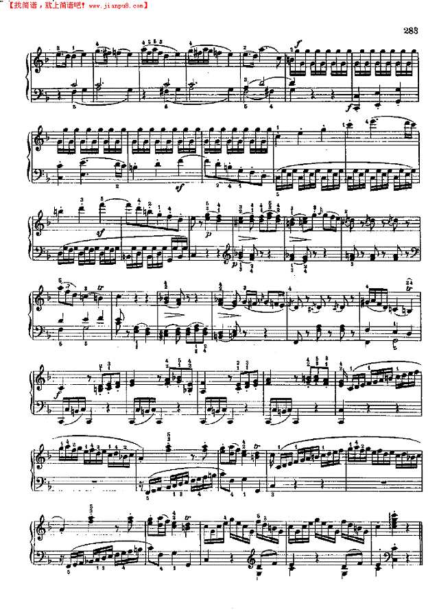 奏鸣曲Nr.547a钢琴谱