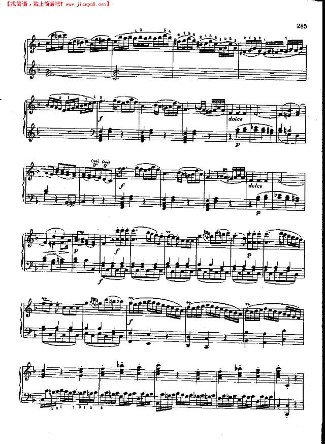 奏鸣曲Nr.547a钢琴谱