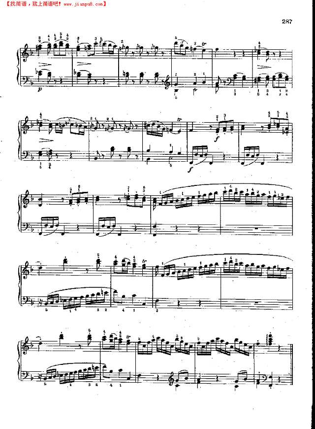 奏鸣曲Nr.547a钢琴谱