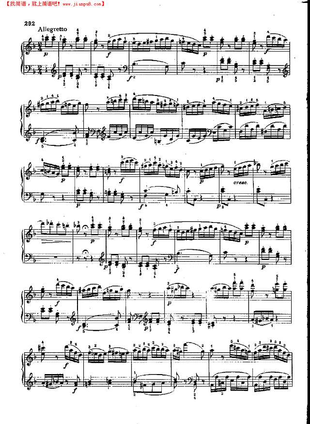 奏鸣曲Nr.547a钢琴谱