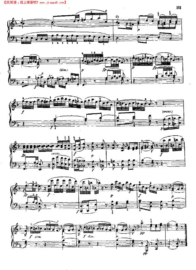 奏鸣曲Nr.309钢琴谱