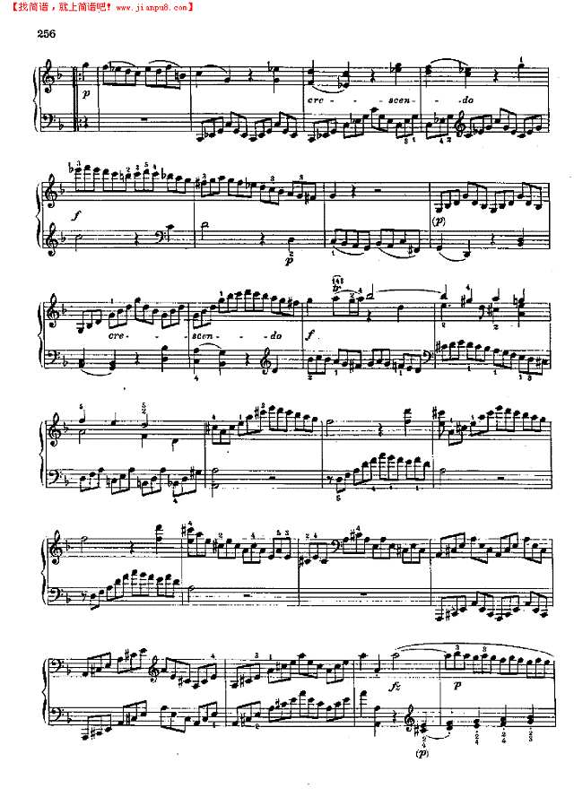 奏鸣曲Nr.533钢琴谱