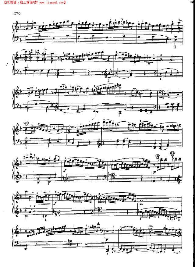 奏鸣曲Nr.533钢琴谱