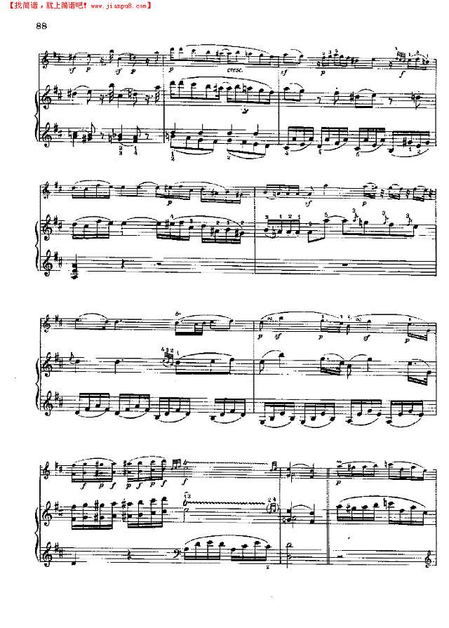 奏鸣曲Nr.284钢琴谱