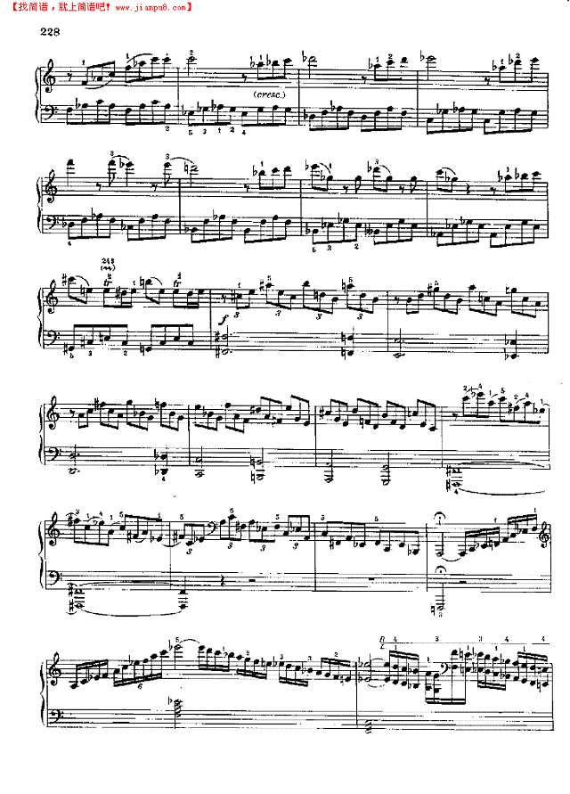 奏鸣曲Nr.475钢琴谱