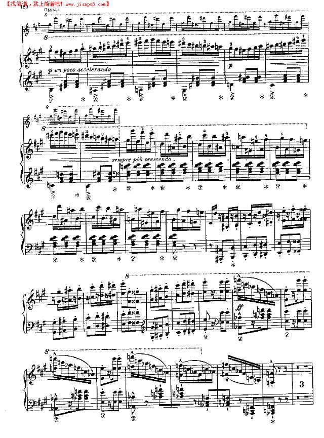 梅菲斯托圆舞曲钢琴谱