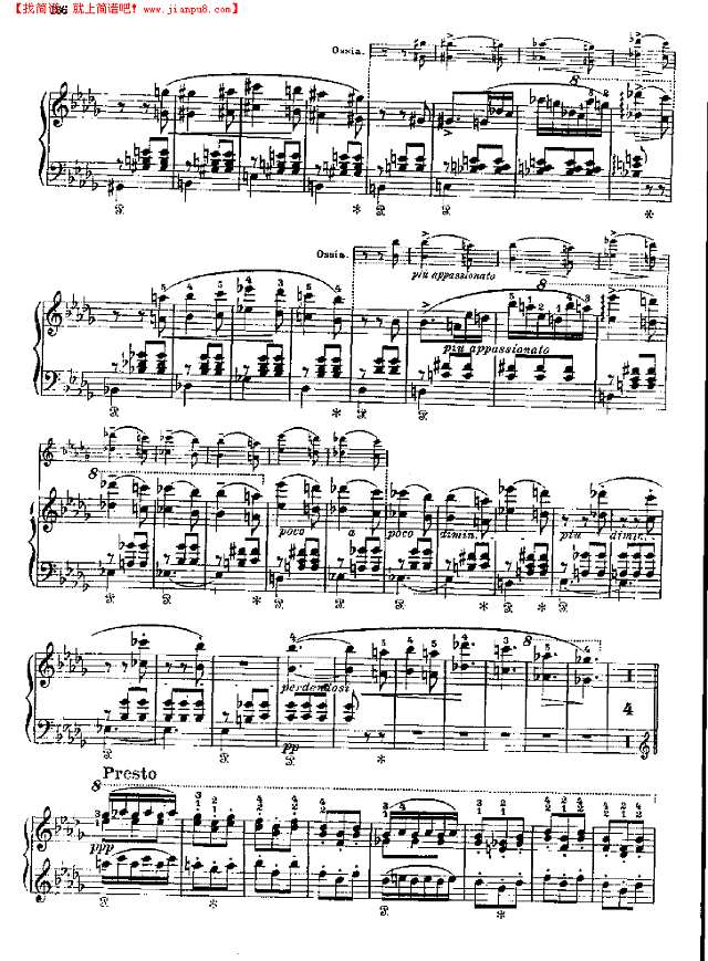 梅菲斯托圆舞曲钢琴谱