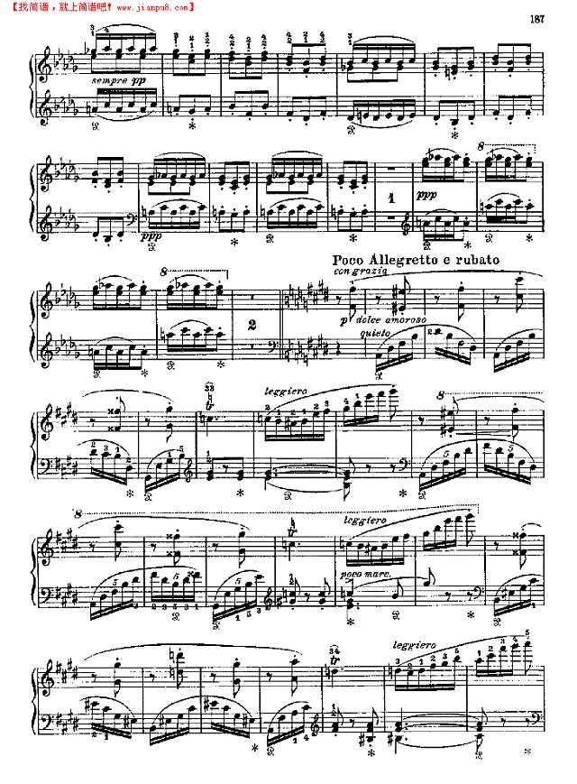 梅菲斯托圆舞曲钢琴谱