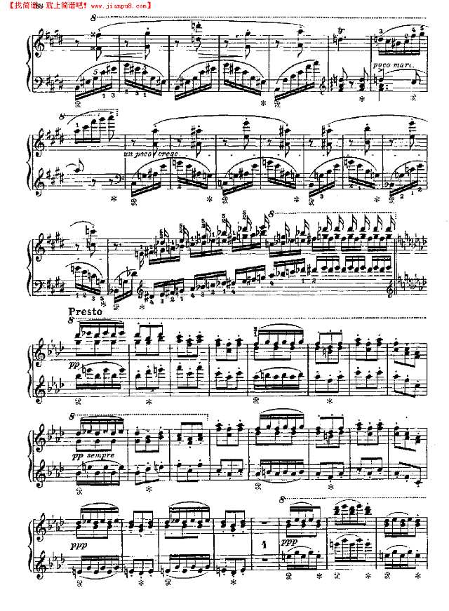 梅菲斯托圆舞曲钢琴谱