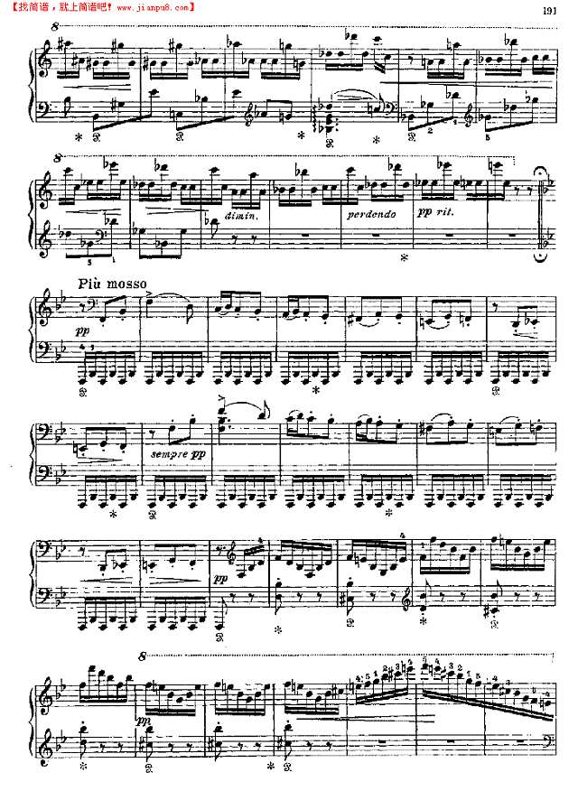 梅菲斯托圆舞曲钢琴谱