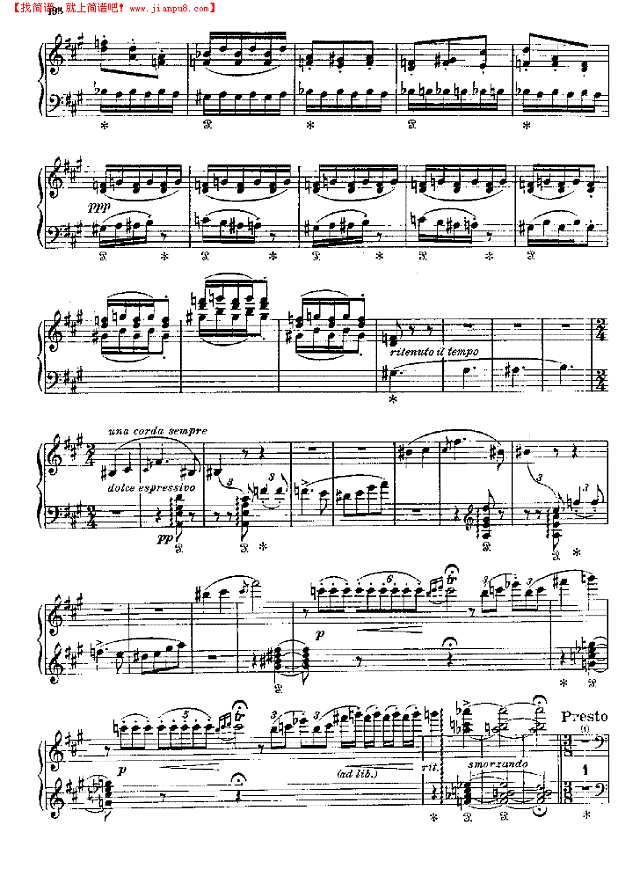 梅菲斯托圆舞曲钢琴谱