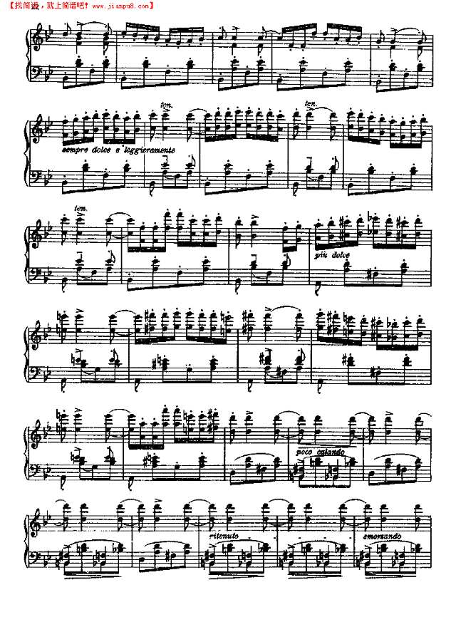 匈牙利狂想曲第六首钢琴谱