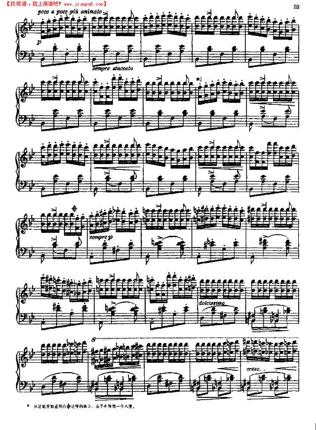 匈牙利狂想曲第六首钢琴谱