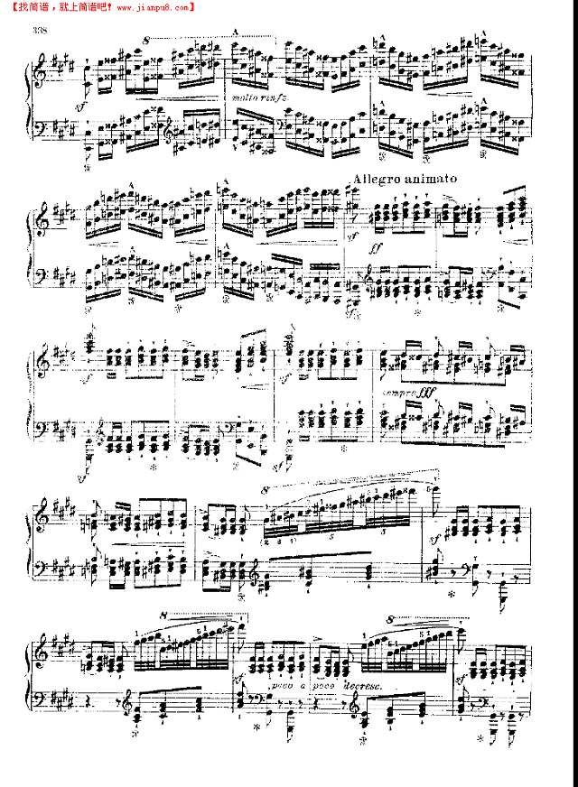 西班牙狂想曲钢琴谱