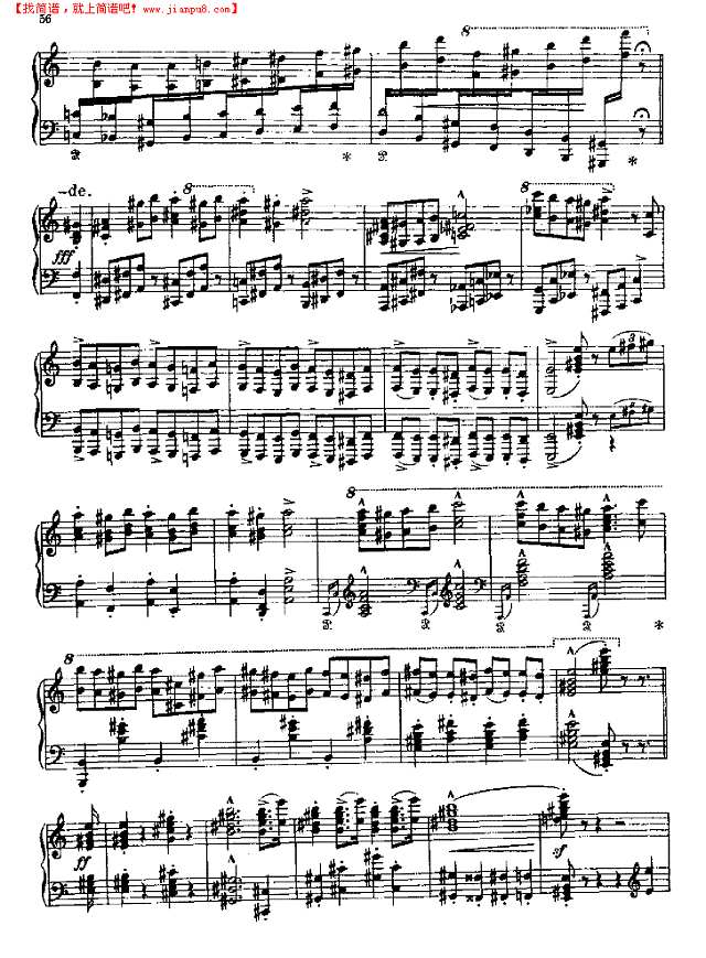 拉科齐进行曲钢琴谱