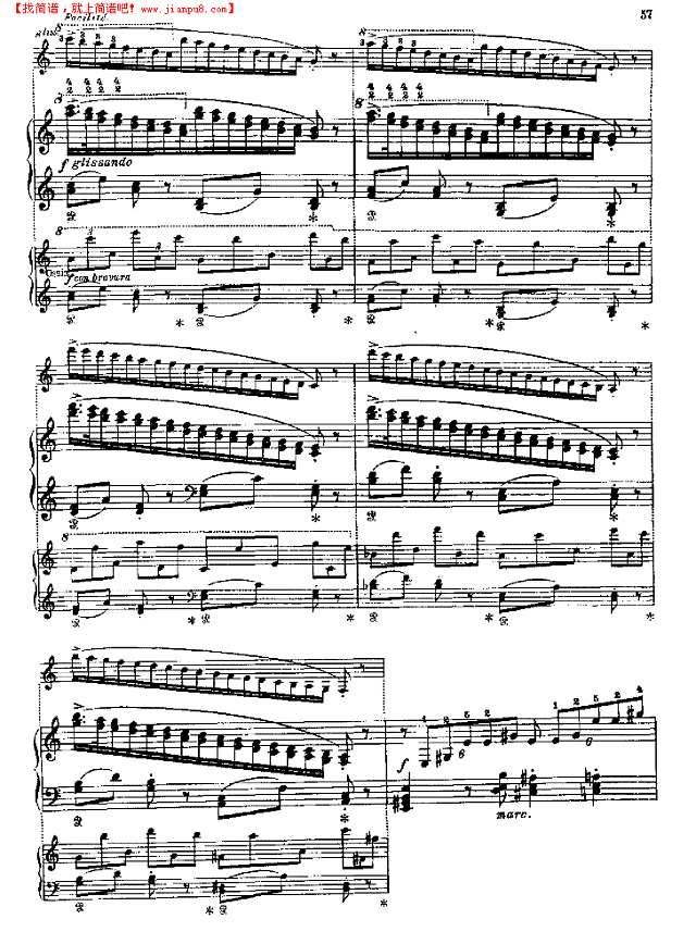 拉科齐进行曲钢琴谱