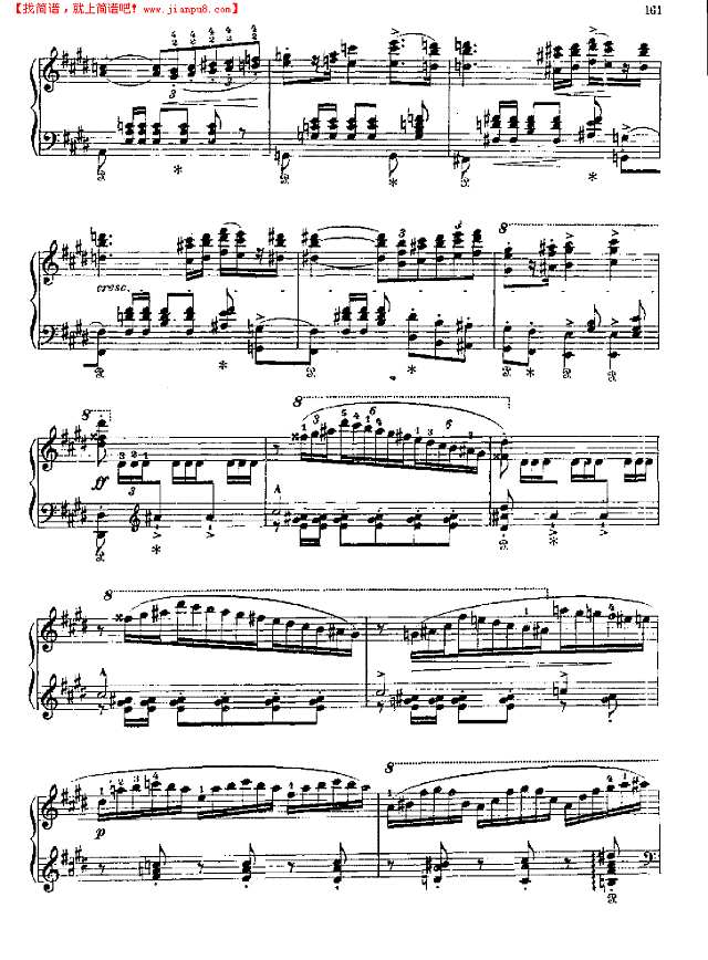 波洛涅兹第二首钢琴谱