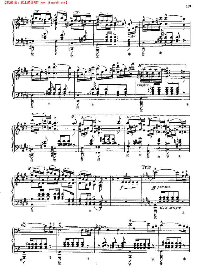 波洛涅兹第二首钢琴谱