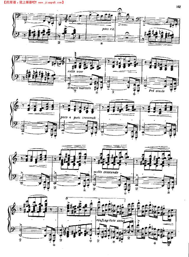 波洛涅兹第二首钢琴谱