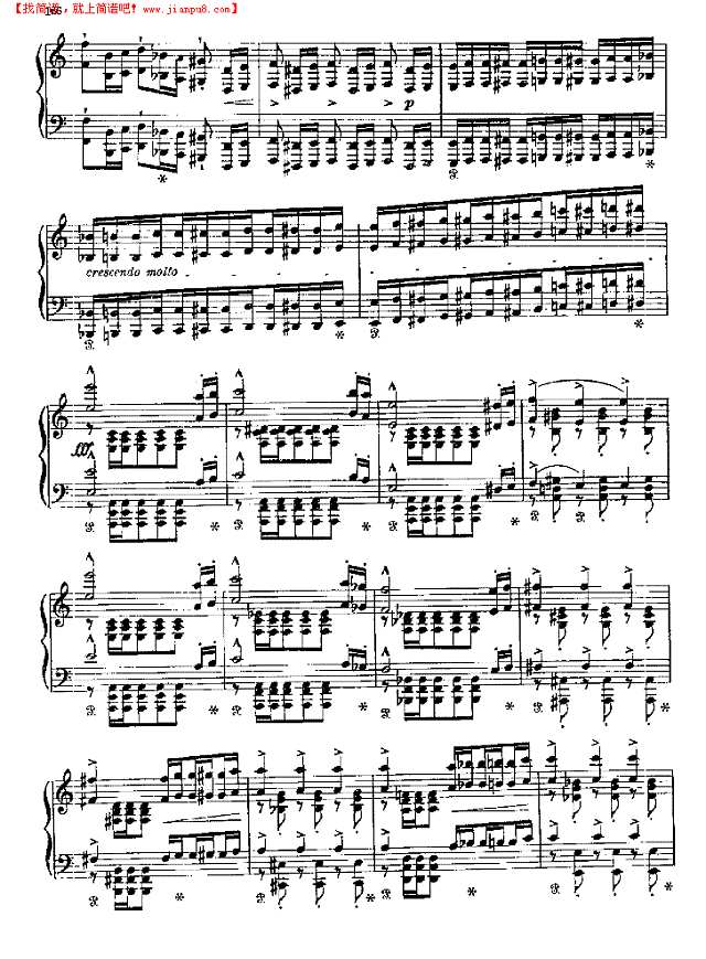 波洛涅兹第二首钢琴谱