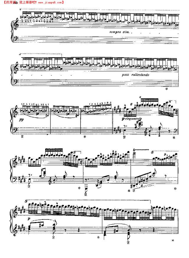 波洛涅兹第二首钢琴谱