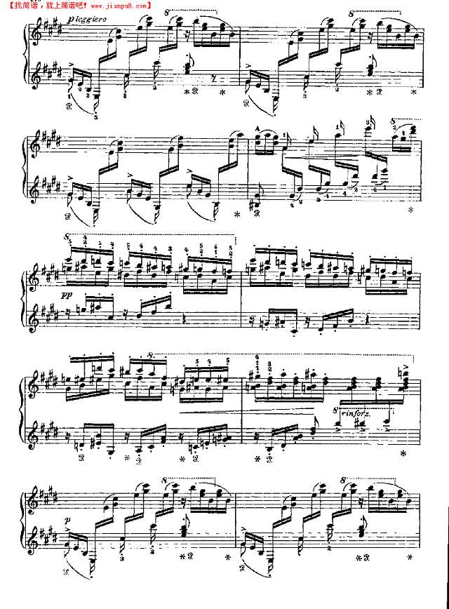 波洛涅兹第二首钢琴谱