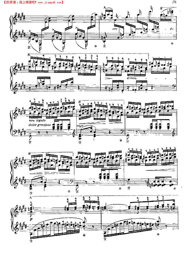 波洛涅兹第二首钢琴谱