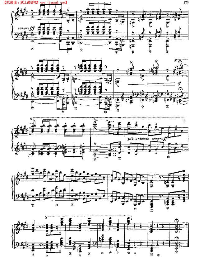 波洛涅兹第二首钢琴谱