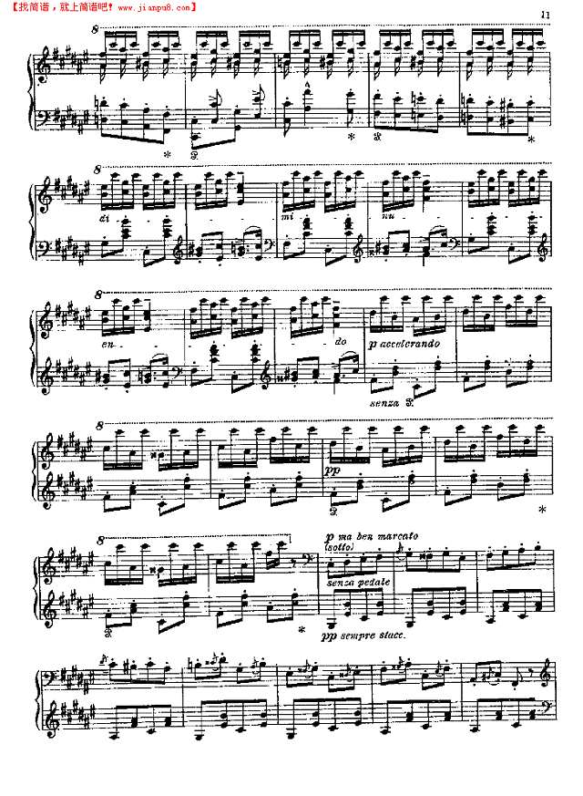 Friska(活泼)钢琴谱