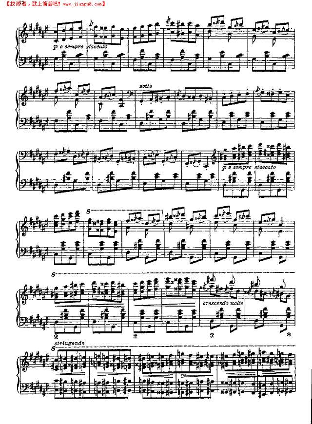 Friska(活泼)钢琴谱