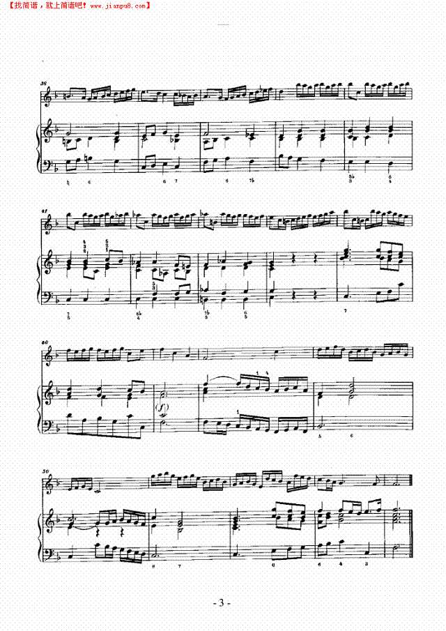 F大调奏鸣曲 弦乐类 小提琴其他曲谱