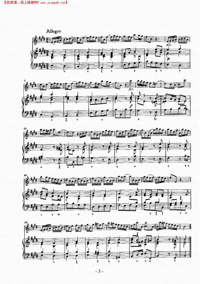 A大调奏鸣曲 弦乐类 小提琴其他曲谱