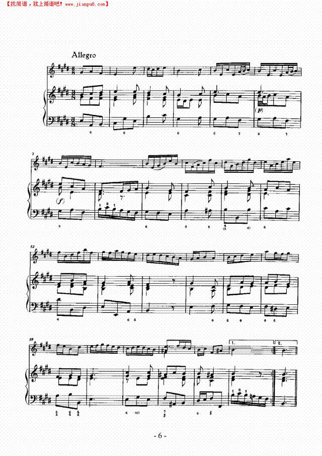 A大调奏鸣曲 弦乐类 小提琴其他曲谱