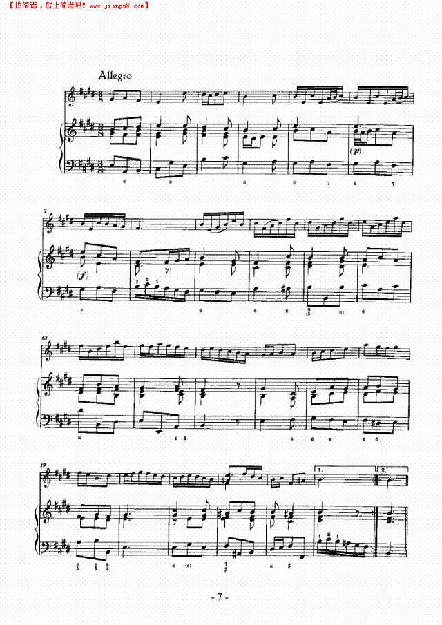 A大调奏鸣曲 弦乐类 小提琴其他曲谱