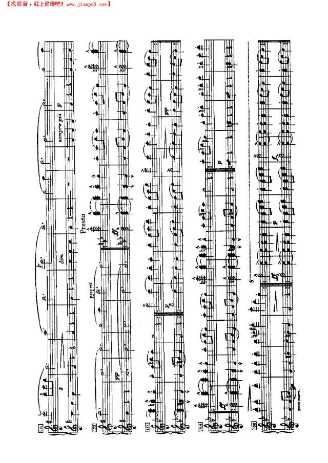 斯拉夫舞曲（四手联弹）钢琴谱