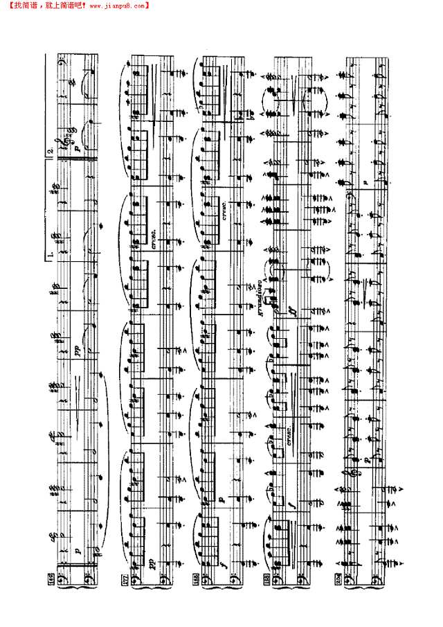 斯拉夫舞曲（四手联弹）钢琴谱