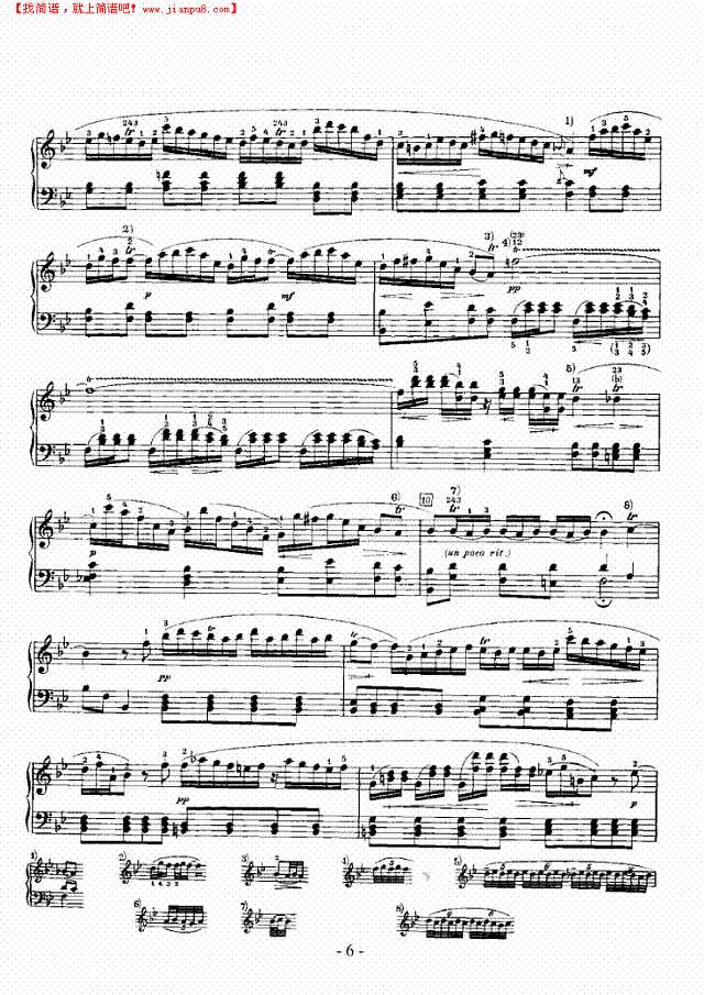 G大调奏鸣曲（嬉游曲）钢琴谱