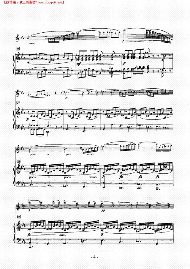 如歌的行板其他曲谱