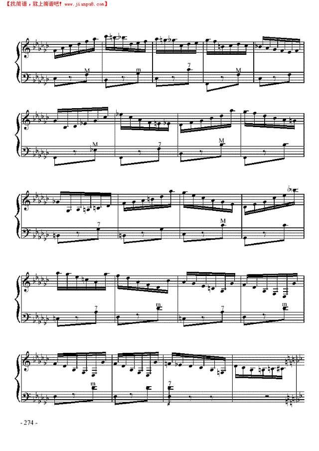 十级乐曲《音乐会练习曲NO.2》手风琴谱