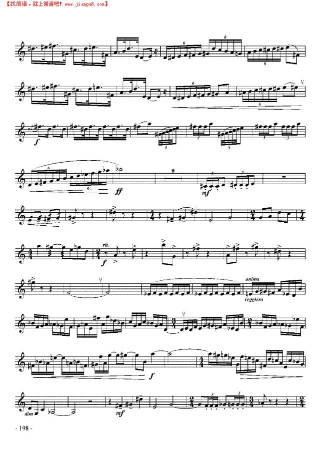 十级乐曲《冷杉》 管乐类 小号其他曲谱