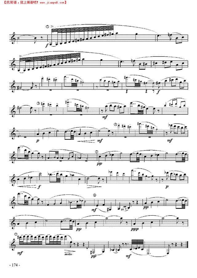 十级外国乐曲《奏鸣曲》 管乐类 单簧管其他曲谱