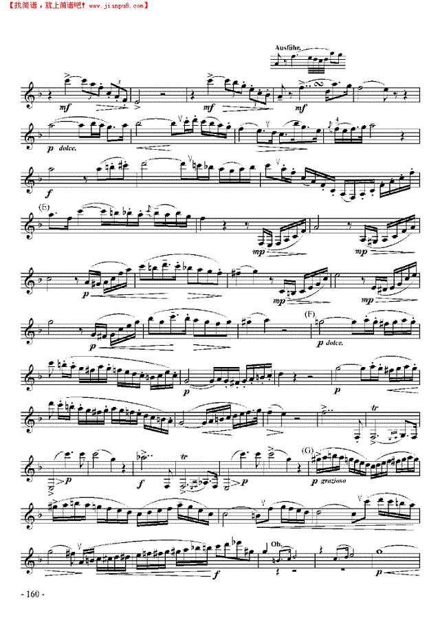 十级外国乐曲《第二协奏曲》 管乐类 单簧管其他曲谱